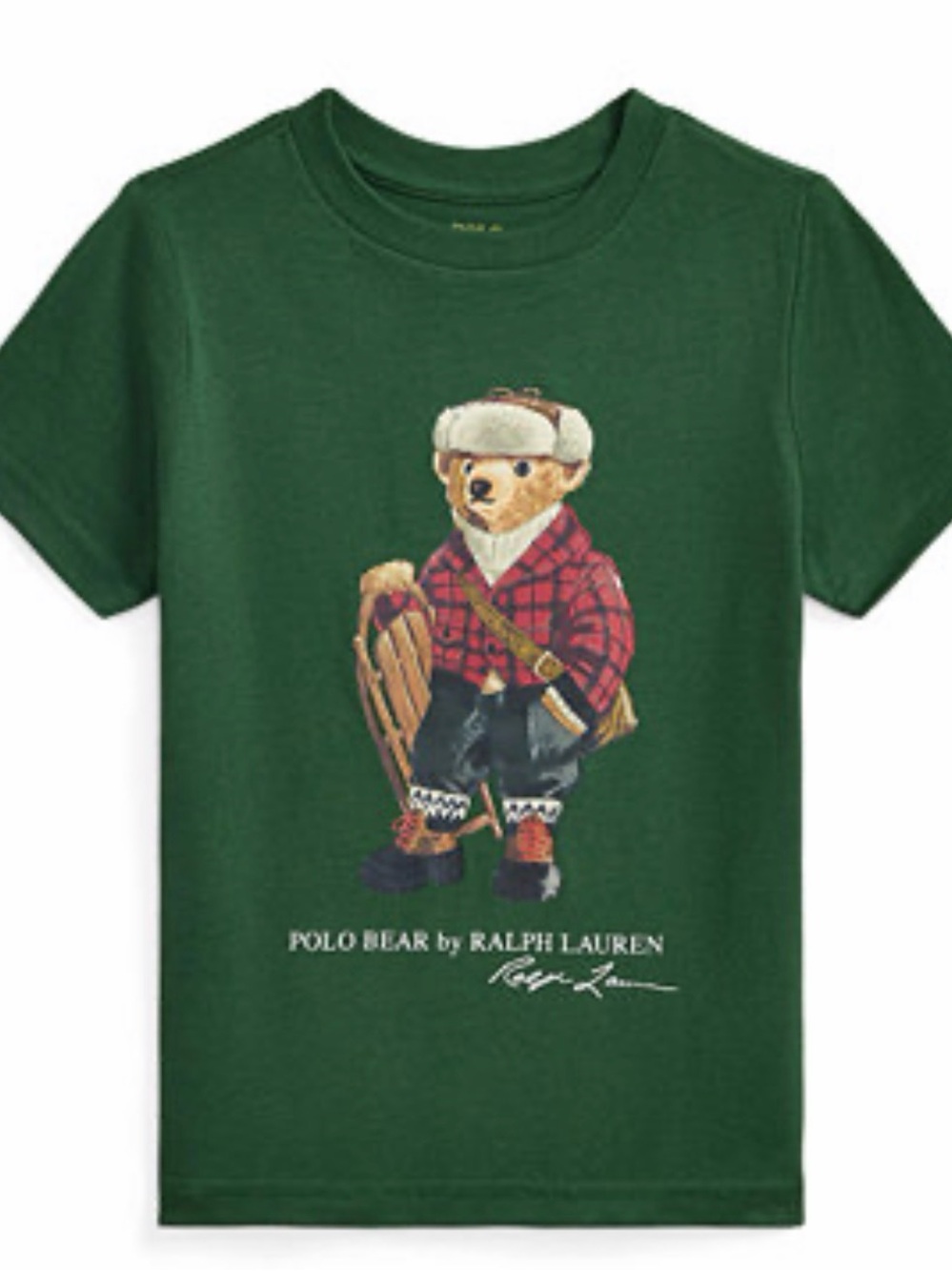 Ralph Lauren polo bear Green Polo Bear Graphic Tee - Kids Boy kids 4 y